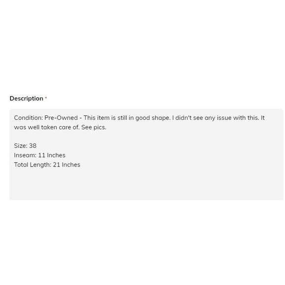 Mountain Khakis Cargo Shorts Mens Size 38 Camping Hiking Blue Nylon - Picture 4 of 7